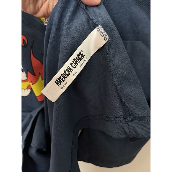 American Garage Discharge Print Size S Shirt NWOT - Picture 4 of 6